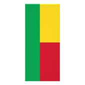 Benin flag werbekarte (Vorne)