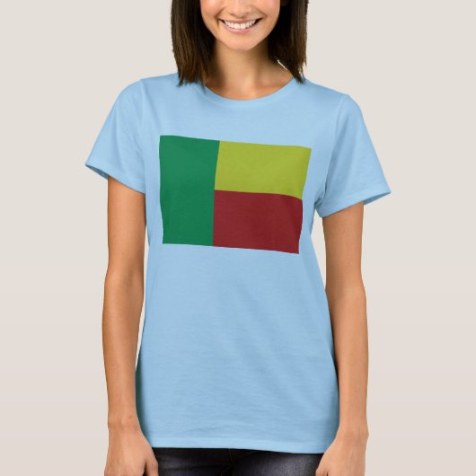 Benin Flag x Map T - Shirts (Vorderseite)