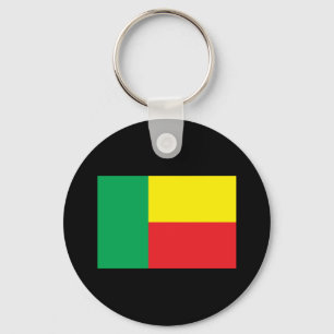 Benin-Flagge Schlüsselanhänger