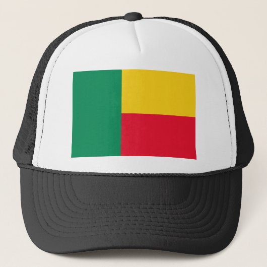 benin Flagge Truckerkappe (Vorderseite)