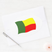 Benin Flaggen Aufkleber (Umschlag)