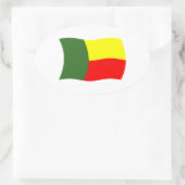 Benin Flaggen Aufkleber (Tasche)