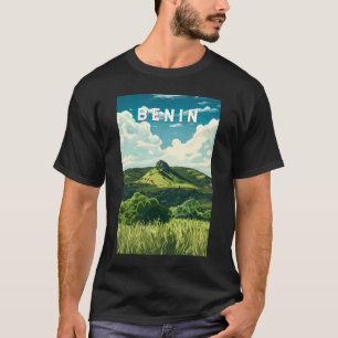 Benin Illustration Travel Art Vintag T-Shirt