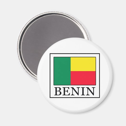 Benin Magnet (Vorderseite/Rückseite)