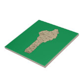 Benin Map Tile Fliese (Seite)