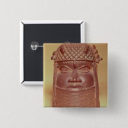 Benin-Maske Button (Vorne & Hinten)