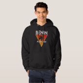 Benin mit sonnigen Farben Hoodie (Vorne ganz)