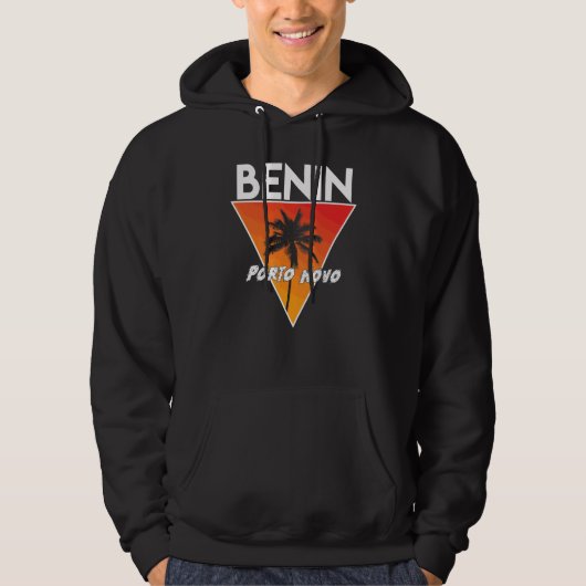 Benin mit sonnigen Farben Hoodie (Vorderseite)