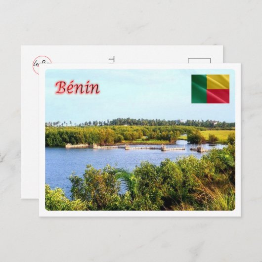 Benin - Panorama - Postkarte (Vorne/Hinten)