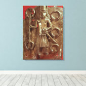 Benin-Plakette Leinwanddruck (Insitu (Holzboden))