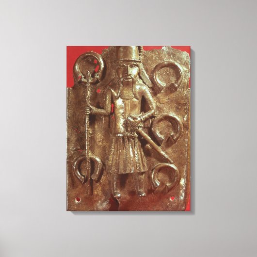 Benin-Plakette Leinwanddruck (Vorderseite)