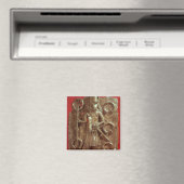 Benin-Plakette Magnet (In Situ (Geschirrspüler))