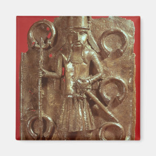 Benin-Plakette Magnet