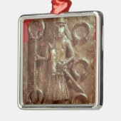 Benin-Plakette Ornament Aus Metall (Links)