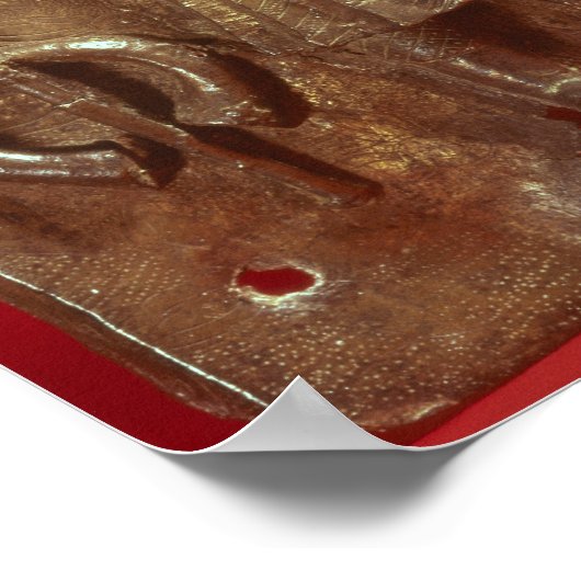 Benin-Plakette Poster (Ecke)