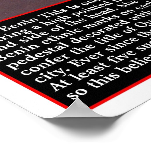 BENIN POSTER 2 (Ecke)