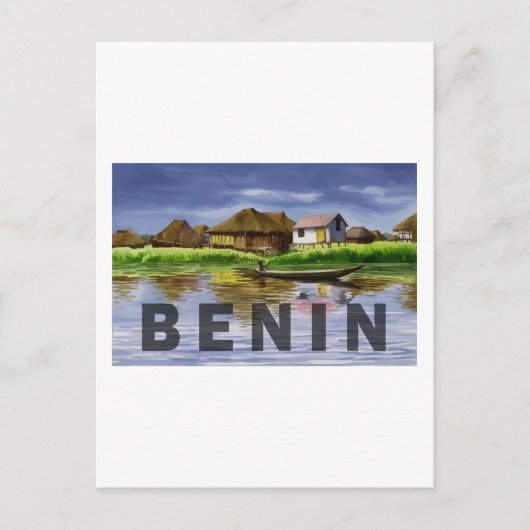 Benin Postkarte (Vorderseite)