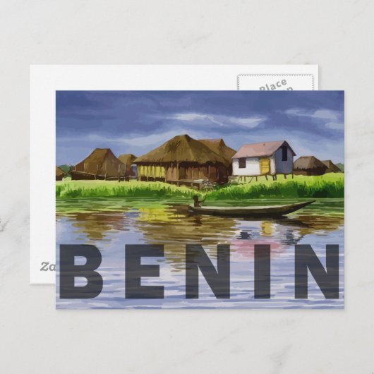 Benin Postkarte (Vorne/Hinten)
