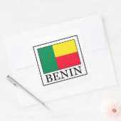 Benin Quadratischer Aufkleber (Umschlag)