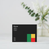 Benin Visitenkarte (Stehend Vorderseite)