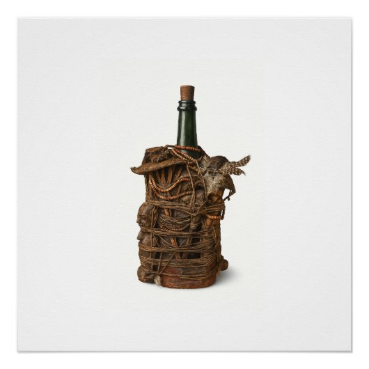 Beninese Fetish Bottle Art Poster (Vorderseite)