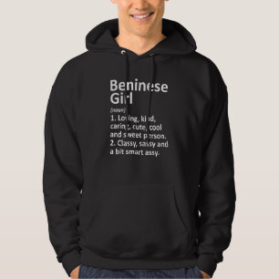 Beninese Girl Benin Funny Country Zuhause Roots De Hoodie