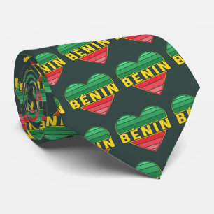 Beninese Heart, I Liebe Benin Krawatte