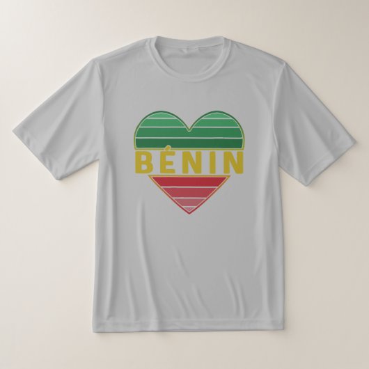 Beninese Heart, I Liebe Benin T-Shirt (Ablage )
