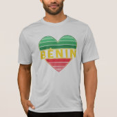 Beninese Heart, I Liebe Benin T-Shirt (Vorderseite)