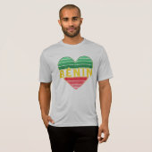 Beninese Heart, I Liebe Benin T-Shirt (Vorne ganz)