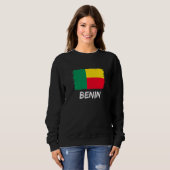 Beninische Flagge Benin Sweatshirt (Vorne ganz)