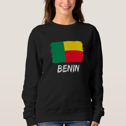 Beninische Flagge Benin Sweatshirt (Vorderseite)