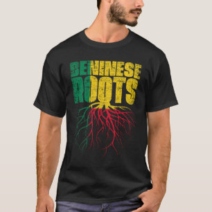 Beninische Wurzeln Flagge des Beninischen Erbes T-Shirt