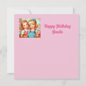 BENITA ~ Geburtstagskarte ~ 2 Sweet Girls ~ (Rückseite)