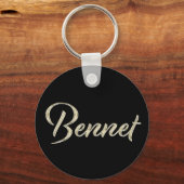 Benitegold Button Name Schlüsselanhänger (Vorderseite)