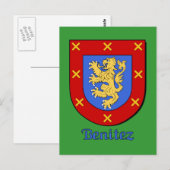 Benitez Familie Heraldic Shield Postkarte (Vorne/Hinten)