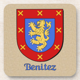 Benitez-Familien-Schild Untersetzer