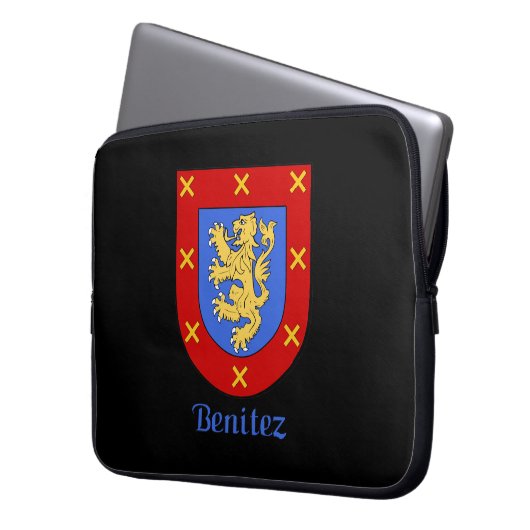 Benitez Family Shield Electronics Bag Laptopschutzhülle (Vorderseite Links)