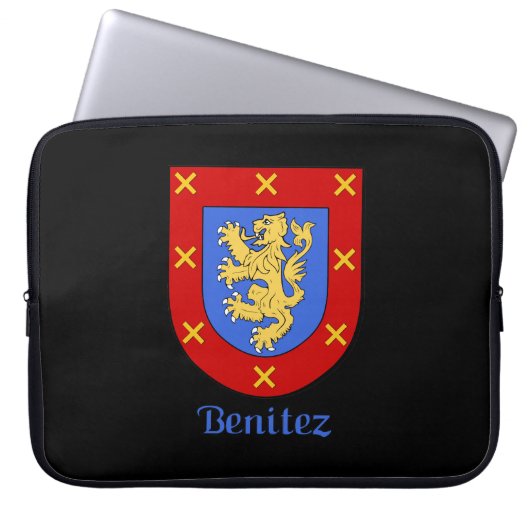 Benitez Family Shield Electronics Bag Laptopschutzhülle (Vorderseite)