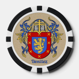 Benitez Heraldic Arms Pokerchips