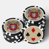 Benitez Heraldic Arms Pokerchips (Stapel)