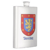 Benitez Heraldic Shield Flachmann (Rechts)
