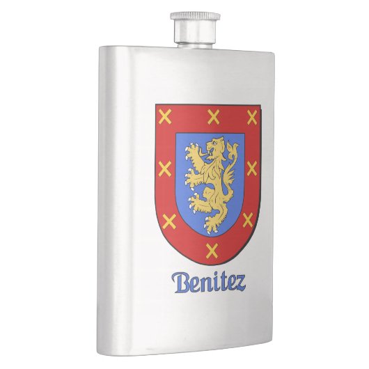 Benitez Heraldic Shield Flachmann (Rechts)