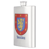 Benitez Heraldic Shield Flachmann (Links)