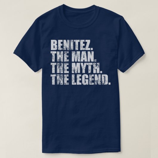 BenitezBenitez Familienname Benitez Nachname Benit T-Shirt (Design vorne)