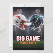 Benito bowl - football Einladung (Rückseite)