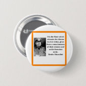 Benito Mussolini Button (Vorne & Hinten)
