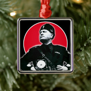 Benito Mussolini Ornament Aus Metall