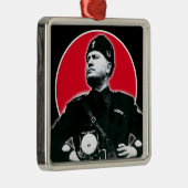 Benito Mussolini Ornament Aus Metall (Rechts)
