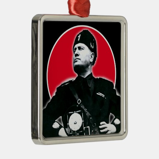 Benito Mussolini Ornament Aus Metall (Rechts)